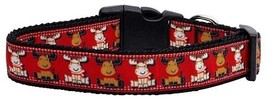 Reindeer Nylon Ribbon Collars Medium - $26.99