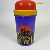 Zak Designs The Adventures Of Batman &amp; Robin Sippie Cup 1994 DC Comics A... - $11.26