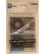 ONN Audio Cassette Tape Lot of 2   90 Minute  - $6.92