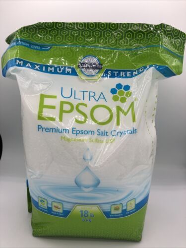 Ultra Epsom Natural Bath Salts Magnesium Sulfate, 18 Pound Bag - $36.38