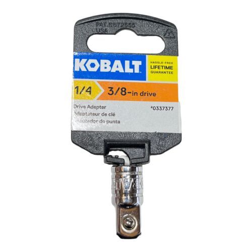 Kobalt Drive Adapter 1/4 in. to 3/8 in. Socket Wrench Accessory Hand Tool New - $7.91