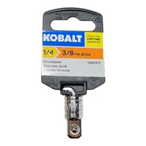 Kobalt Drive Adapter 1/4 in. to 3/8 in. Socket Wrench Accessory Hand Tool New - £6.18 GBP