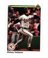 1990 Upper Deck #297 Mickey Tettleton Baltimore Orioles - $2.00