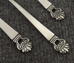 National Stainless King Eric Set of 6 Teaspoons  6 1/4"  Made in Japan - £15.54 GBP
