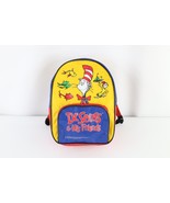 Vintage 90s Dr Seuss Distressed Spell Out Backpack Book Bag School Bag C... - $22.72