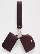 LULULEMON Dual Pouch Wristlet~Black Plum/Goodnight Plum ~NWT~USPS SHIP - $98.95 LULULEMON Dual Pouch Wristlet~Black Plum/Goodnight Plum ~NWT~USPS SHIP - $98.95