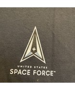 Military United States Space Force USSF Logo T-shirt - Men’s medium black - £19.54 GBP