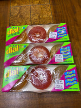 Vtg Kids Tutti Fruity Dial Bath Bar Deodorant Soap Fun Shapes Kids Soap 3 Pk - £19.65 GBP