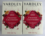 Yardley London Frosted Cranberry Soap Lot of 2 - £6.01 GBP