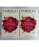 Yardley London Frosted Cranberry Soap Lot of 2 - £6.07 GBP