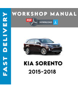 KIA SORENTO 2015 2016 2017 2018 SERVICE REPAIR WORKSHOP MANUAL - $132.08 MXN