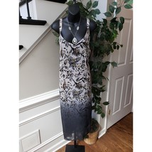 Lane Bryant Maxi Dress Women&#39;s Size 14/16 Multi Floral Lined Sleeveless ... - $27.72