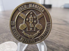 USMC 6th Marines 2nd Marine Division Challenge Coin #214Q - £13.23 GBP