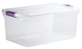 Value Brand 3441GRPRCL.06 Storage Tote Polypropylene Clear 64 Qt. - £29.51 GBP