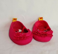 Build A Bear Pink Ruffle Flat Shoes 2010 - $12.89