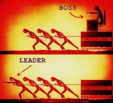 MOTIVATION BOSS VS LEADER WORKER SUPERVISOR MANAGER PUBLICITY PHOTO ALL ... - $6.61+