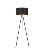58&quot; Matte Tripod Floor Lamp With Black Drum Shade - $278.55