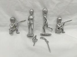 Lot Of (4) Vintage Historical Military British Lead Miniatures 1-3&quot; - $21.35 CAD