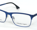 Claudio Lopez CLA1361 col.3 Azul Gafas Montura Metálica 53-16-145mm - $66.31