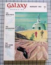 Galaxy Science Fiction Magazine VG  August 1961 JACK VANCE, cover by EMSH  - £14.64 GBP