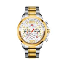 MINI FOCUS Men&#39;s Metal Band Analog Watch MF0336G03 - $71.10