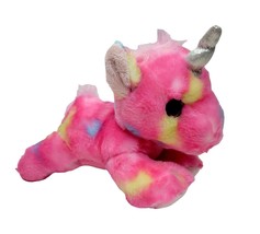 Aurora Bright Fancies Jellyroll Unicorn Plush Pink Swirl 7&quot; Stuffed Animal NEW - £4.84 GBP