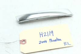 2004-2006 VOLKSWAGEN PHAETON REAR LEFT INTERIOR DOOR HANDLE CHROME COVER H2119 image 7