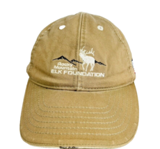 Rocky Mountain Elk Foundation Baseball Hat American Flag Adjustable Pass It On - £27.45 GBP