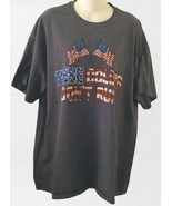 MENS Vtg American Flag Pride Of These Colors Don&#39;t Run T Shirt No Tag Me... - $14.85