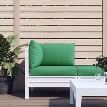 vidaXL Pallet Cushion Green Oxford fabric, Hollow fiber, Foam fiber - $86.30