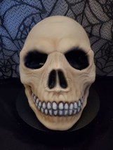 1996 Mask Illusions Vintage SKULL Latex hard foam Head Halloween prop Ha... - £23.53 GBP