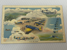 Linen U. S. Air Forces. U. S. Army Series. Planes. W W II. Posted 1942 - £5.06 GBP