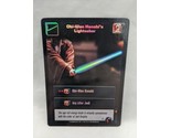 Star Wars Young Jedi CCG Foil Obi-Wan Kenobi&#39;s Lightsaber Trading Card F... - £7.74 GBP