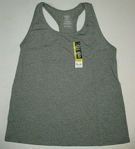 Athletic Works Women&#39;s Core Mesh Racerback Tank Top X-LARGE (16-18) Gray Heath - £9.27 GBP