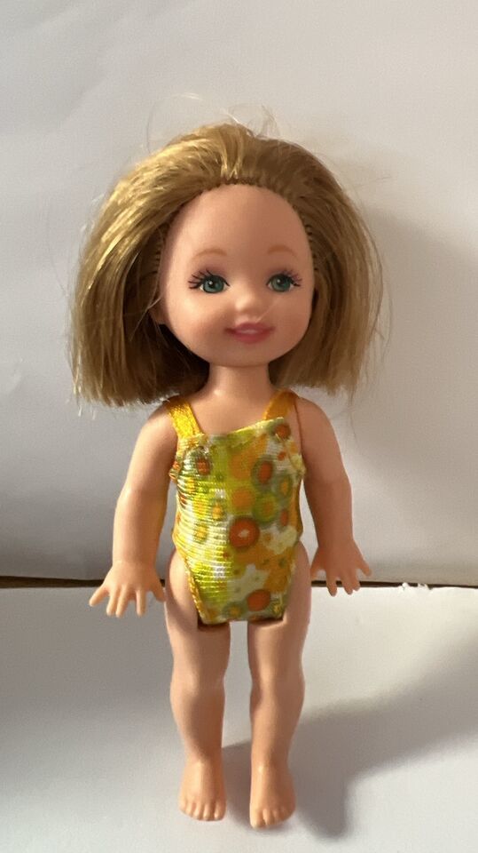 Primary image for Mattel Kelly Li'l Friends of Kelly Barbie Doll With Swimsuit EUC