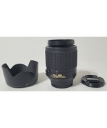 Nikon DX AF-S NIKKOR 55-200mm 1:4-5.6 G ED LENS + 52mm UV Filter+HB-34 Hood - $63.77