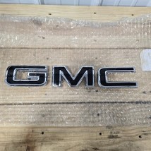 2020-2024 GMC Acadia FRONT ONLY Emblem &quot;GMC&quot; in Black GM OEM NEW OPN BX ... - $44.99