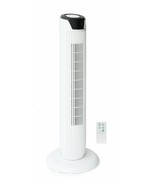 Sunpentown SF-1536W Tower Fan – Remote Control, Timer &amp; 3 Wind Modes - $89.99