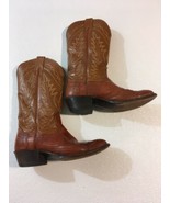 Size 7D / 7 D Men’s Exotic Nocona Boots ~ Style 9077￼ ~ Bright Brown - £71.56 GBP