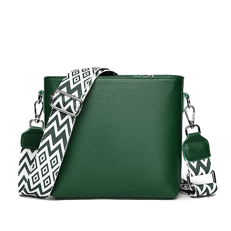 New 100% cowhide Design Handbags Women Shoulder Bag Soft Synthetic Leath... - $31.95