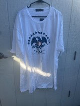 Polo Ralph Lauren Big & Tall White Eagle Graphic T-Shirt 4XLT Nwt - £35.17 GBP