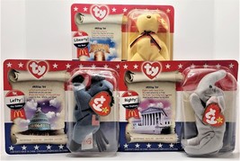 McDonald&#39;s 2000 Ty Teenie Beanie Babies - Complete American Trio Set - £56.07 GBP