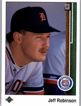 1989 Upper Deck 472 Jeff M. Robinson  Detroit Tigers - £0.77 GBP