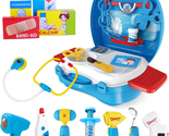 Toy Doctor Kit for Kids: 27Pcs Pretend Play Medical Doctor Playset with ... - £30.15 GBP
