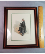 Serjt Buzfuz from Pickwick Papers Charles Dickens Framed in Glass Print KYD - £26.43 GBP