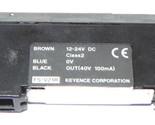 KEYENCE FS-V21R PHOTOELECTRIC FIBER OPTIC AMPLIFIER FSV21R, 12-24V DC - $70.95