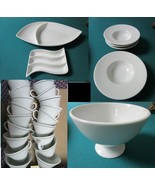 POTTERY BARN GREAT WHITE CHINA - DENBY SERVER PLATES AND TRAYS - PICK ONE - $55.99