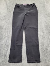 Gloria Vanderbilt jean woman size 10 length 29 amanda black - $8.49