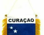K&#39;s Novelties Curacao Mini Flag 4&quot;x6&quot; Window Banner w/Suction Cup - £2.27 GBP