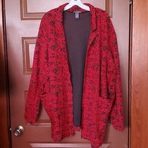 Chelsea Theodore Plus Size Long Sleeve Open Front Speckle Blazer Size 3X - $27.71